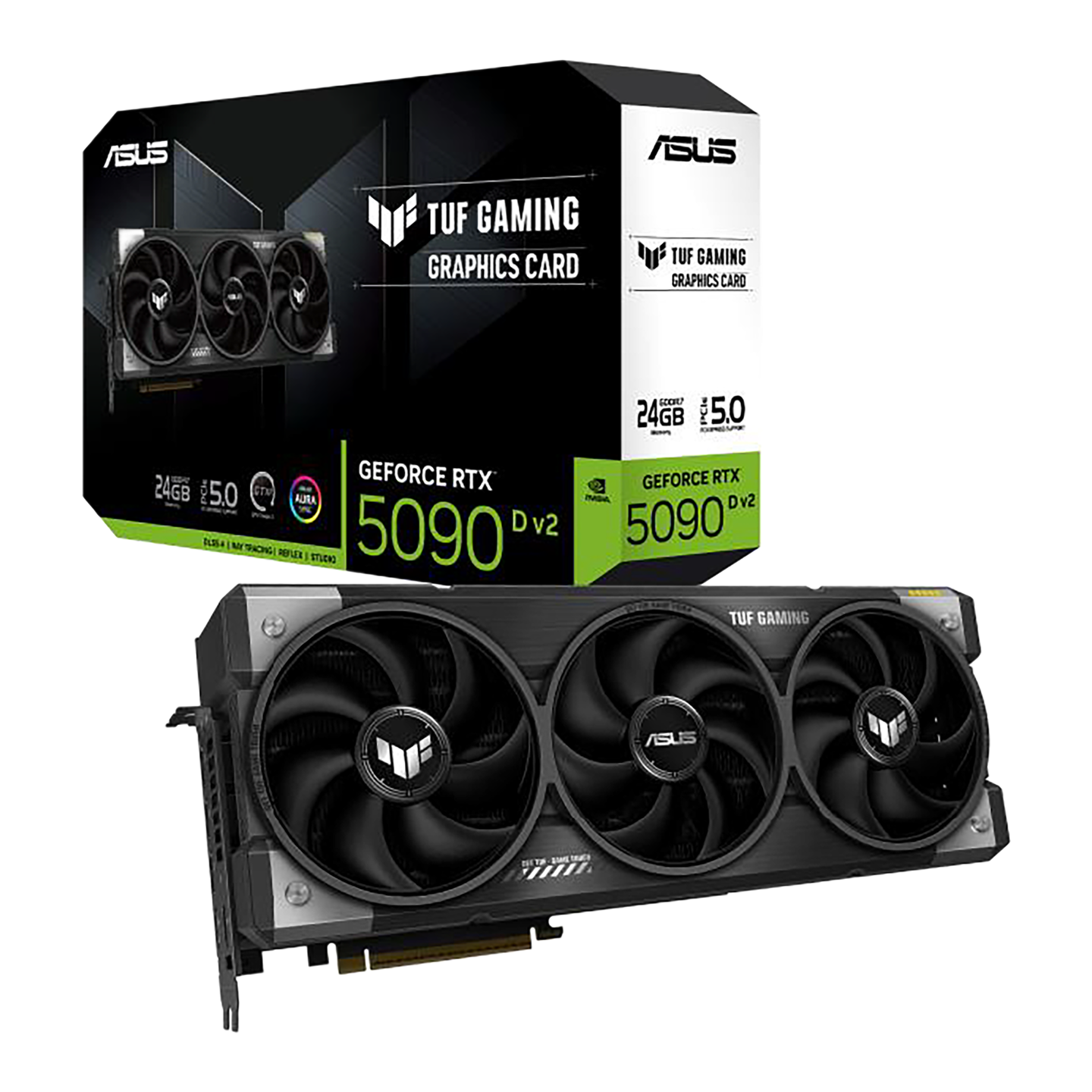 华硕正式推出 RTX 5090 D v2 24GB 显卡，属 TUF GAMING 系列