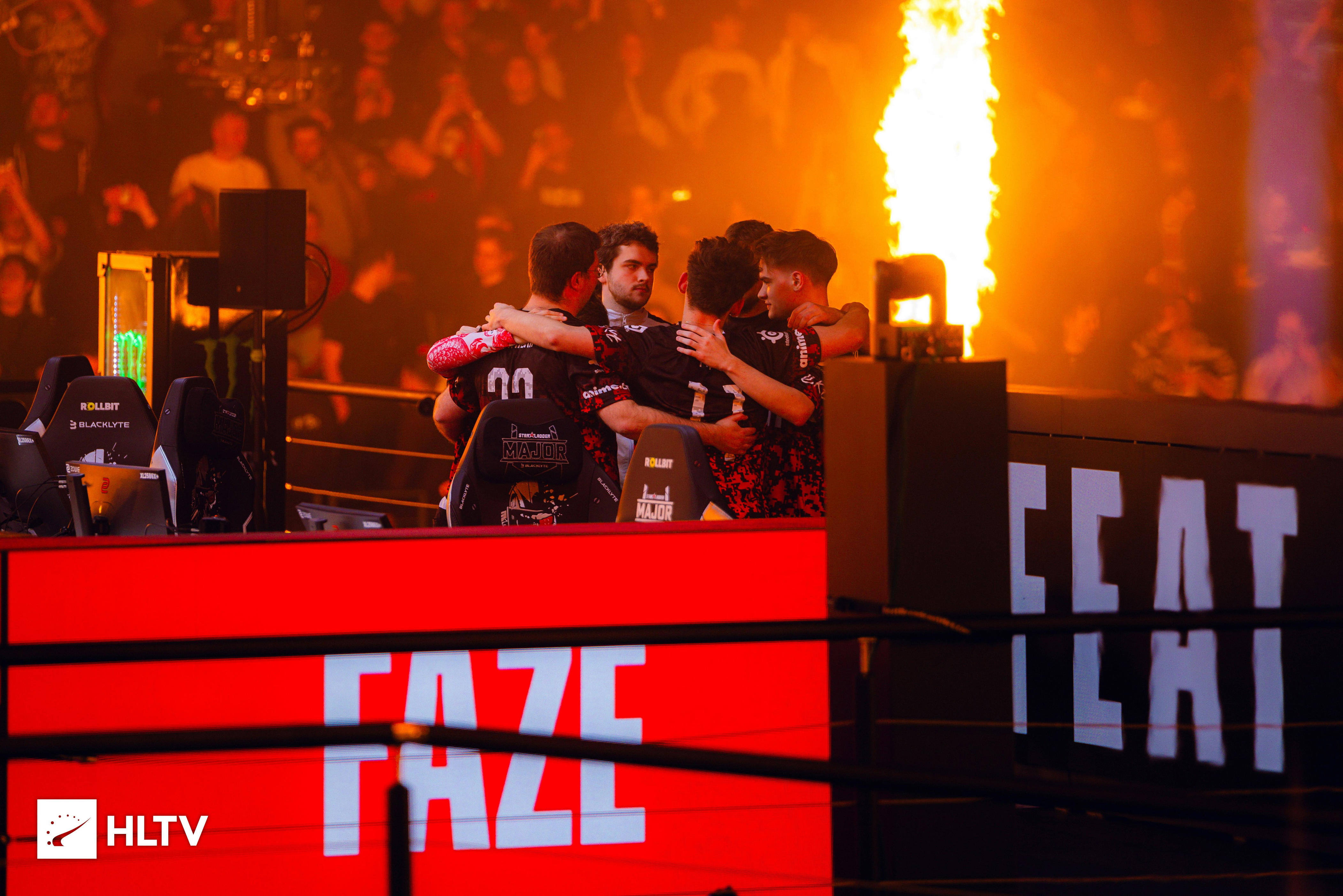 FaZe加入NIP和NAVI，成为Major四亚俱乐部新成员
