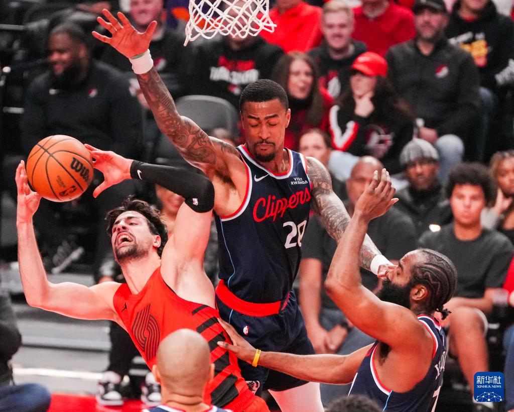 篮球——NBA常规赛：快船胜开拓者