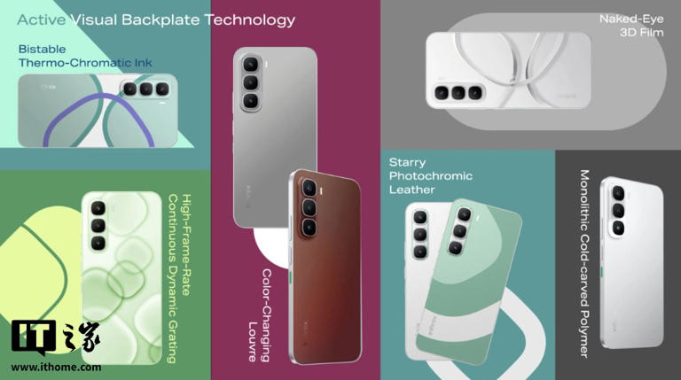 传音 Infinix NOTE 60 亮相，液冷散热、压电风扇、可变色后盖