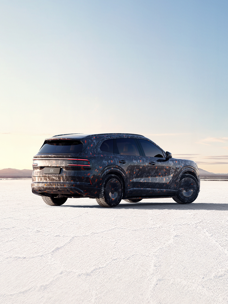 定位“中国新一代高性能旗舰”电混SUV，极氪8X最新预告图公布
