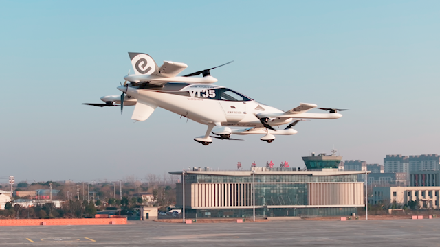 指导价650万！亿航智能VT35无人驾驶载人eVTOL首次公开飞行