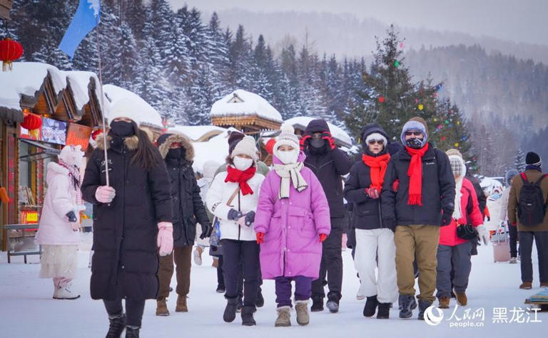元旦假期中国雪乡景区入园人数超5万人次
