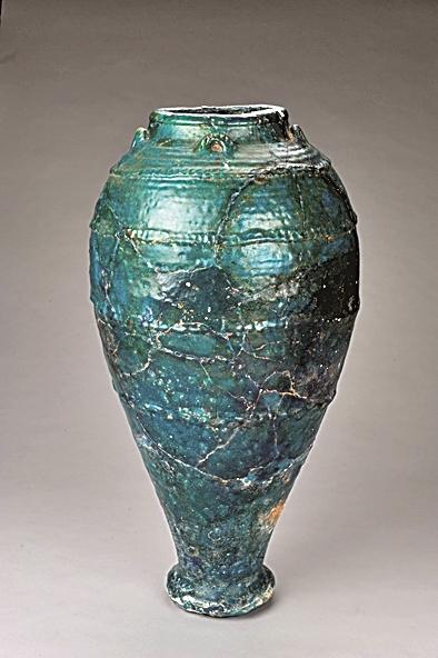 晒晒咱的镇馆之宝㊵】孔雀蓝釉陶瓶：见证海上丝绸之路的繁荣