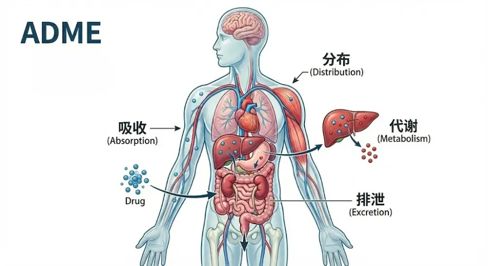 药物研发核心：ADME 过程、体外模型与 PK 参数全解析