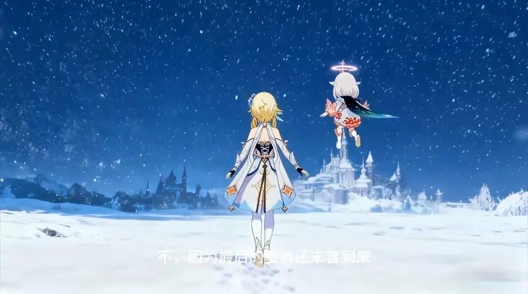 「原神」7.0至冬开始铺垫! 冰神形象! 新增火车载具，滑雪玩法!