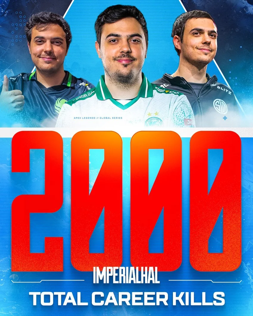 【ALGS冠军赛速报】ImperialHal在ALGS的击杀数突破2000杀!