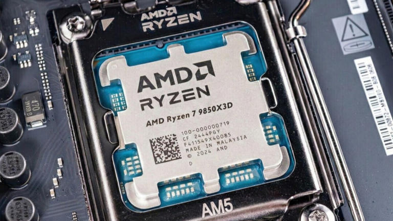 AMD 9850X3D实测曝光：全8核均可超频至5.7GHz