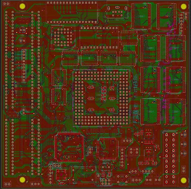 极致硬核! 爆肝6个月手搓Intel 486主板：Linux、Windows全跑通