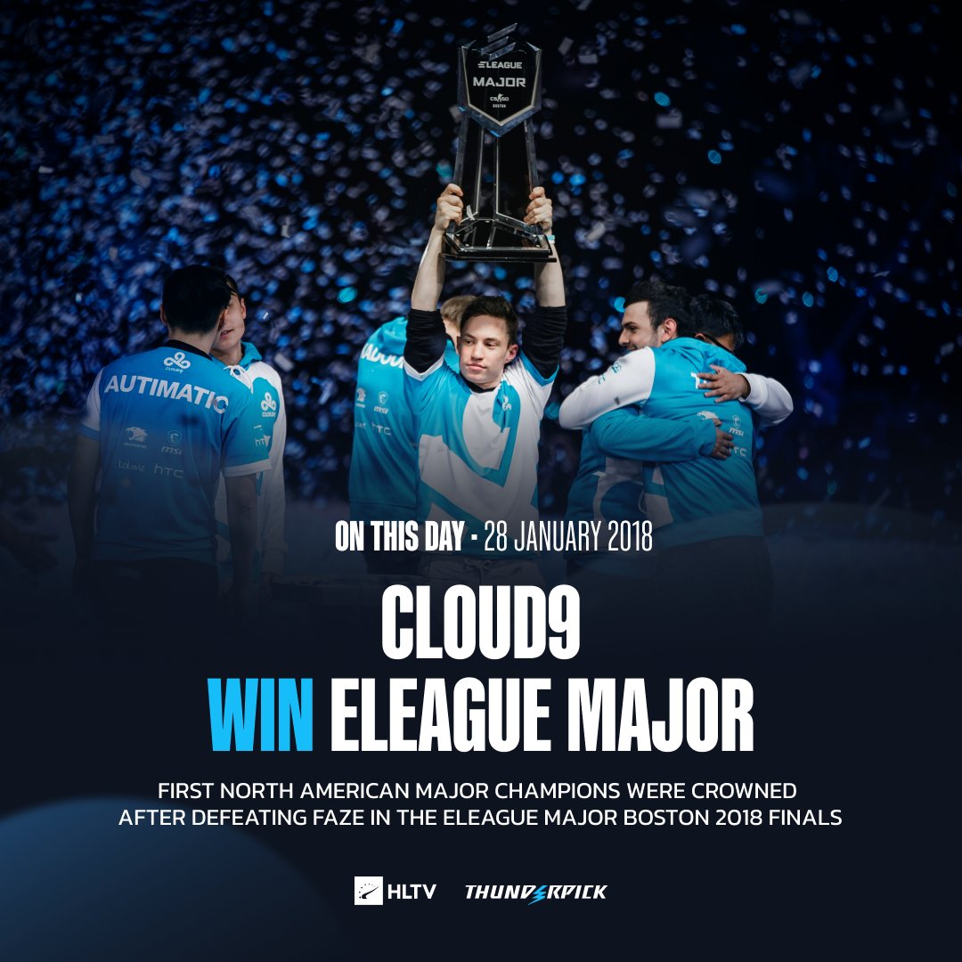 八年前的今天，C9击败FaZe夺冠ELEAGUE波士顿Major