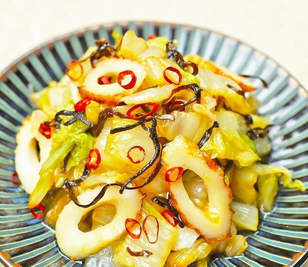 美食推荐：白菜拌竹轮，简单又美味的拌菜