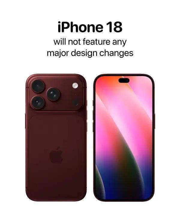iPhone18Pro新配色曝光，苹果计划从咖啡色、紫色、酒红色中选出一款作为年度主打色