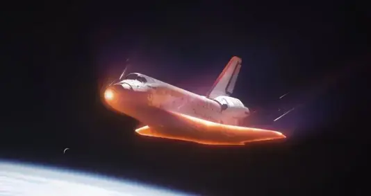 航天飞机返回时爆炸：1400℃热空气席卷整个机舱，宇航员全部遇难