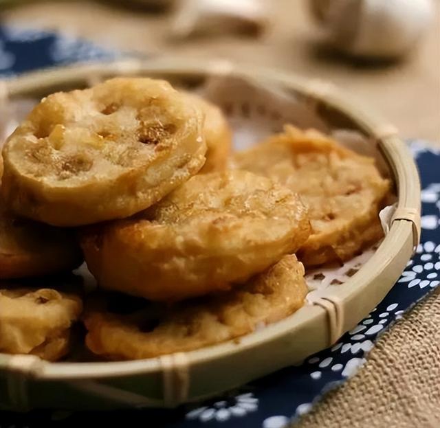 酥脆藕夹，味蕾新体验，健康又美味