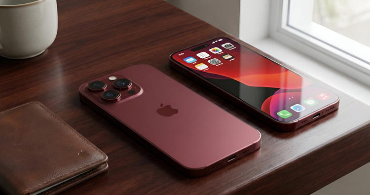 曝苹果正测试酒红色版iPhone 18 Pro