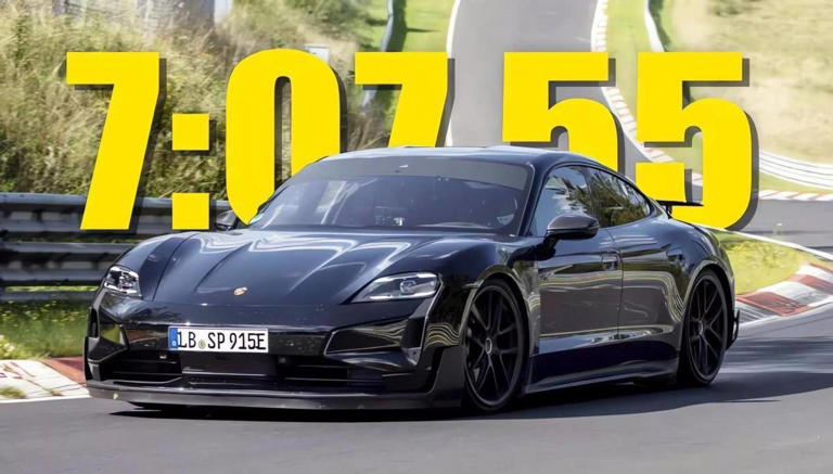 强化版保时捷Taycan快来了！又要做纽北最速量产四门电车？