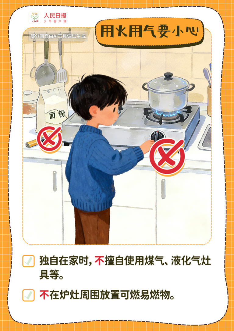 用火用气别大意，安全细节记心间