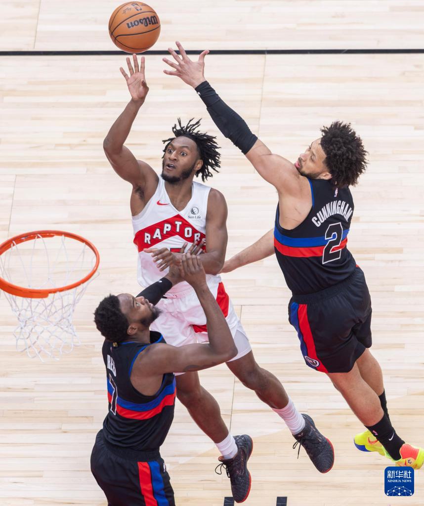 篮球——NBA常规赛：猛龙不敌活塞