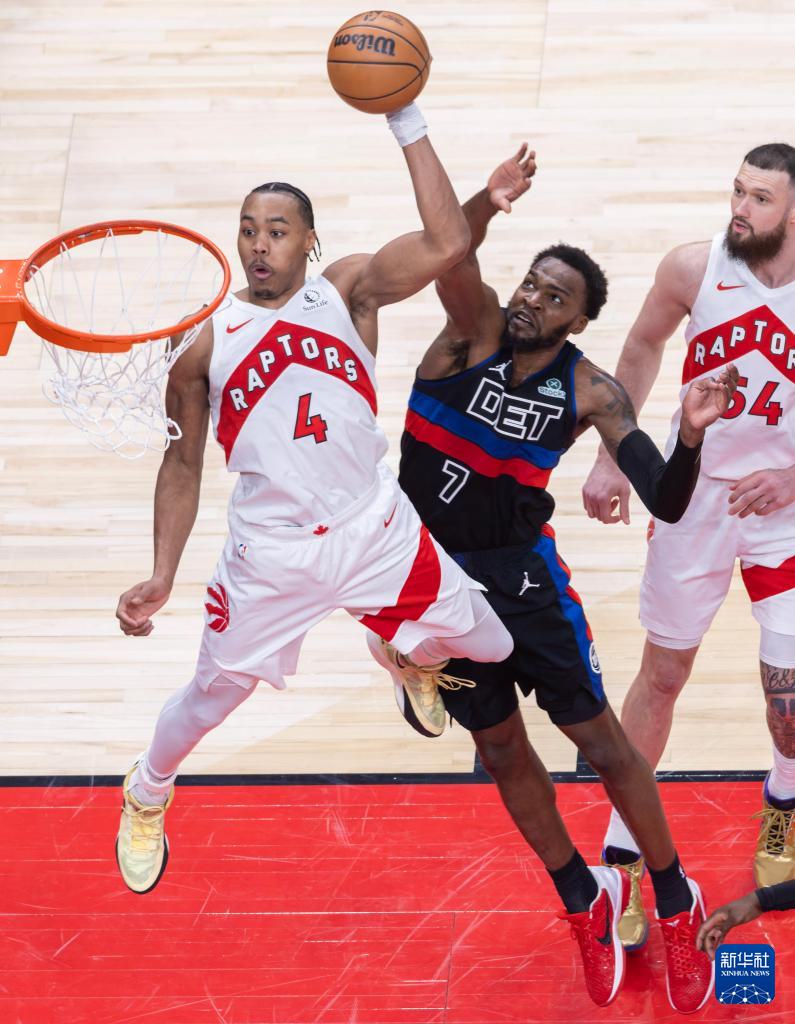 篮球——NBA常规赛：猛龙不敌活塞