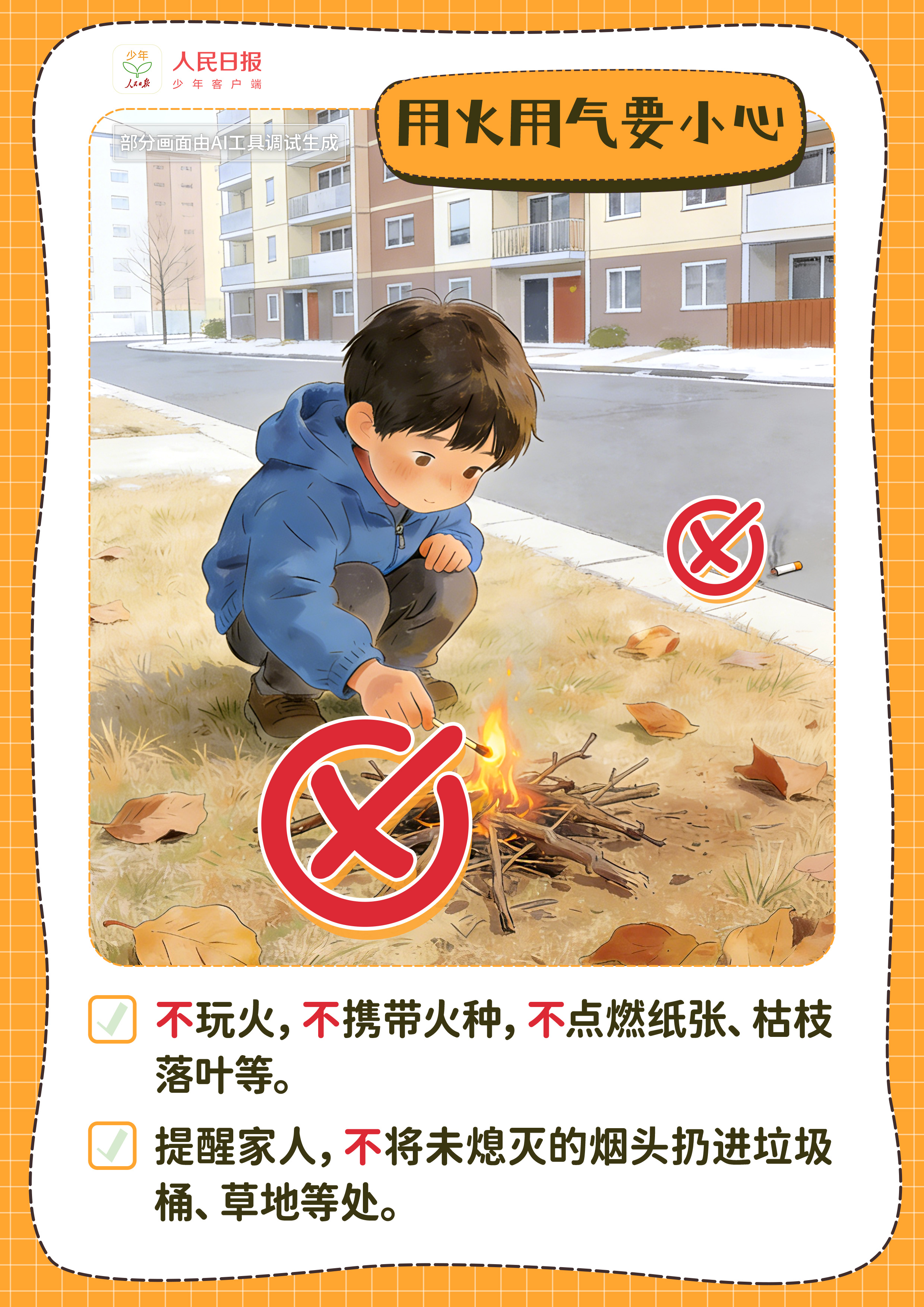 用火用气别大意，安全细节记心间