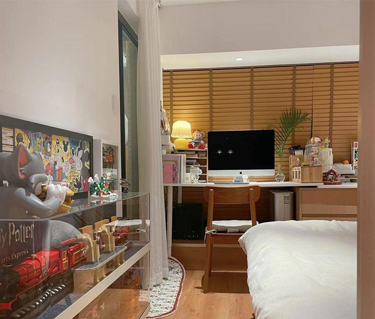 发现一位广州姑娘的39㎡小家，全屋做成开放式，又宽敞又舒适