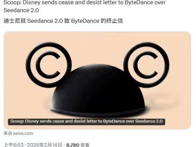迪士尼法务部发函字节跳动：Seedance 2.0被指盗用漫威星战等IP角色