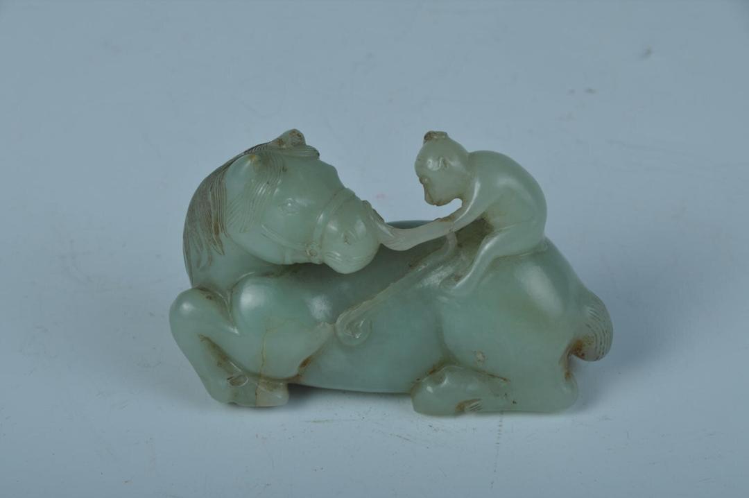 明青玉马猴丨博物馆寻马