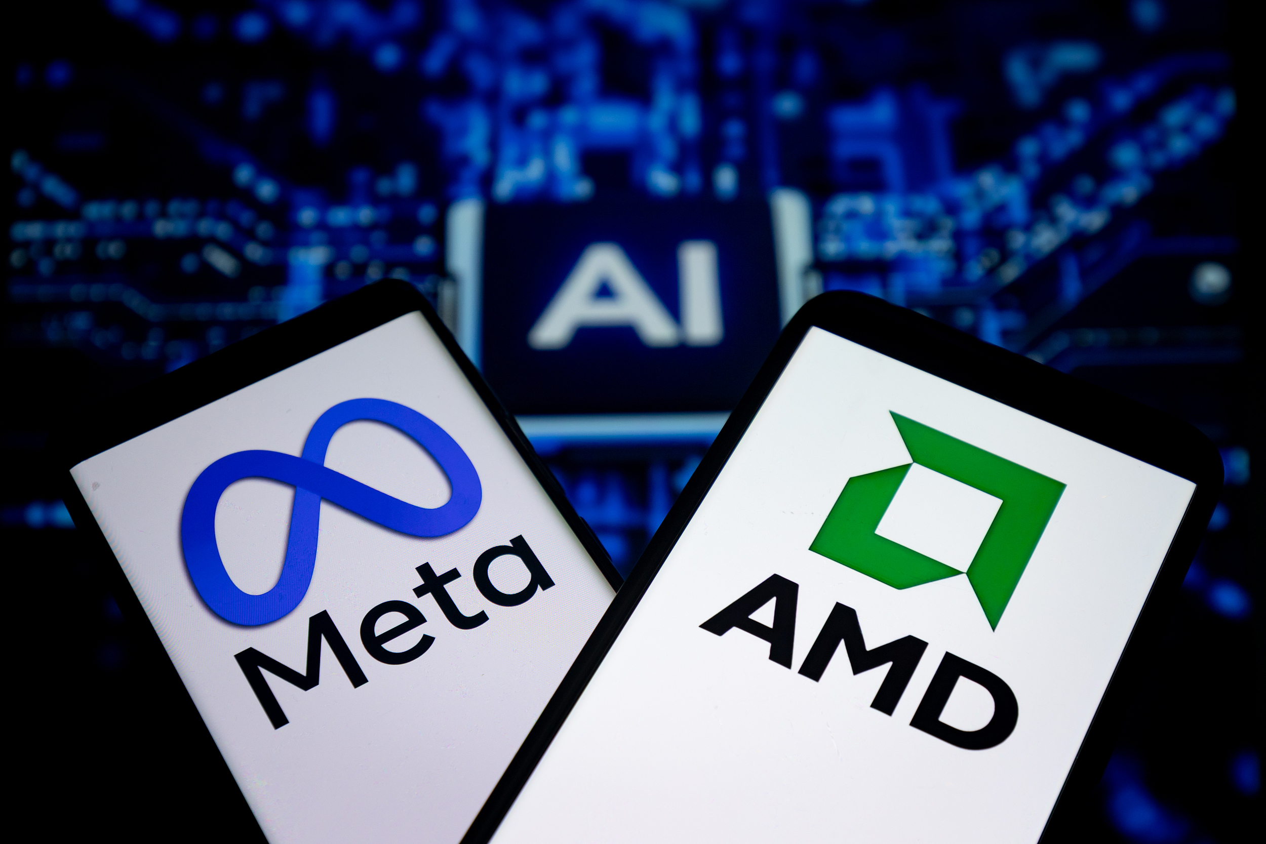 股价大涨!AMD拿下Meta千亿美元芯片大单