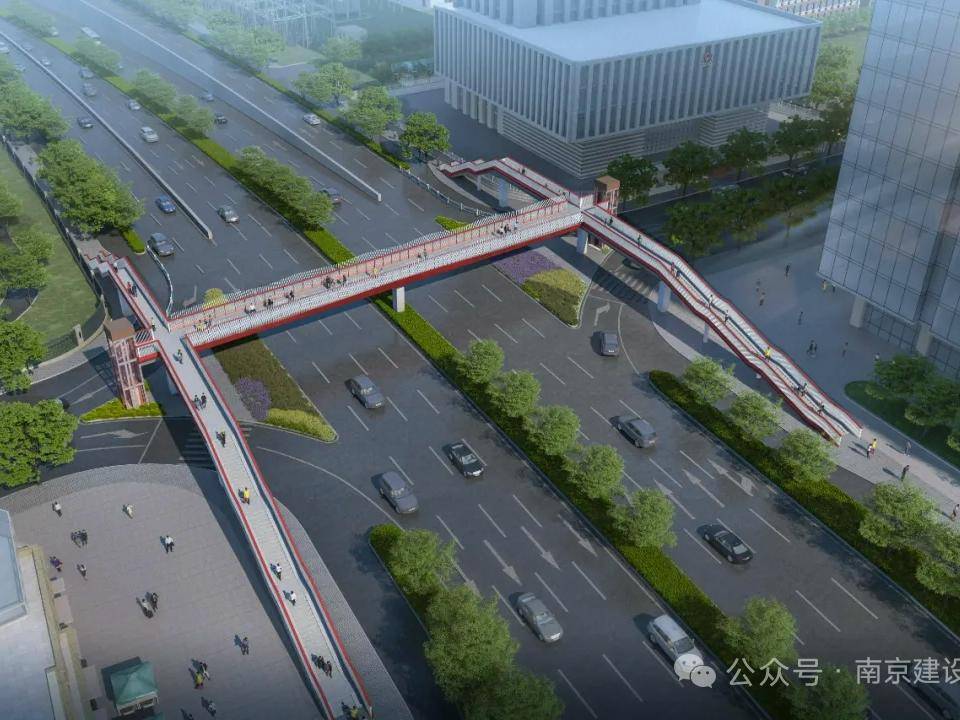 南京惠民大道综合改造，将添一座天桥 将于年内建成并投用