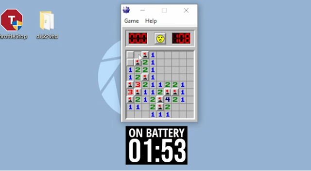 发烧友用56节5号电池运行台式机电脑：实测玩扫雷续航不到5分钟