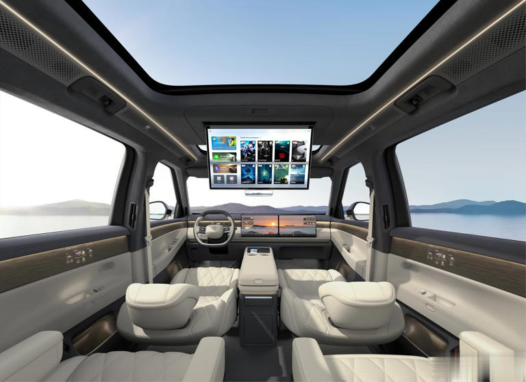 上汽大众ID. ERA 9X内饰官图发布，科技实用两不误