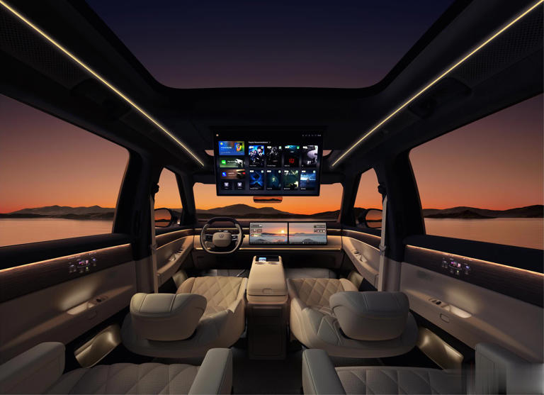 上汽大众ID. ERA 9X内饰官图发布，科技实用两不误