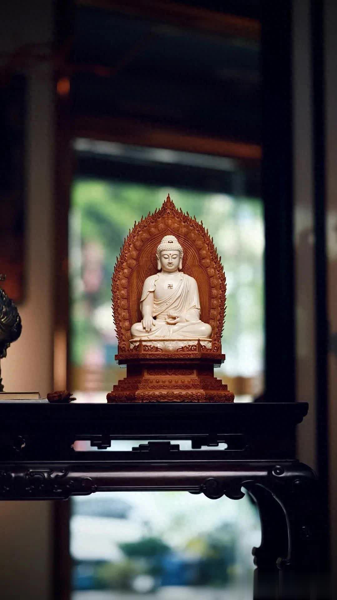 一尊阿弥陀佛，静到极处的光