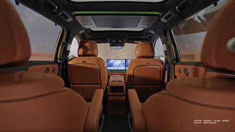 魏牌V9X官图发布：搭载2.0T插混系统，三排座椅均配有座椅按摩