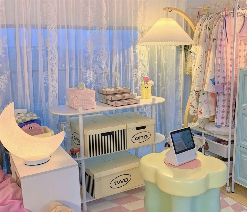 发现一位浙江姑娘的LOFT：42㎡做上下层，全屋粉嫩嫩太可爱了