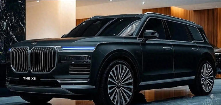 2026款宝马X8实车曝光，车长超5米2，搭4.4T V8双涡轮增压发动机