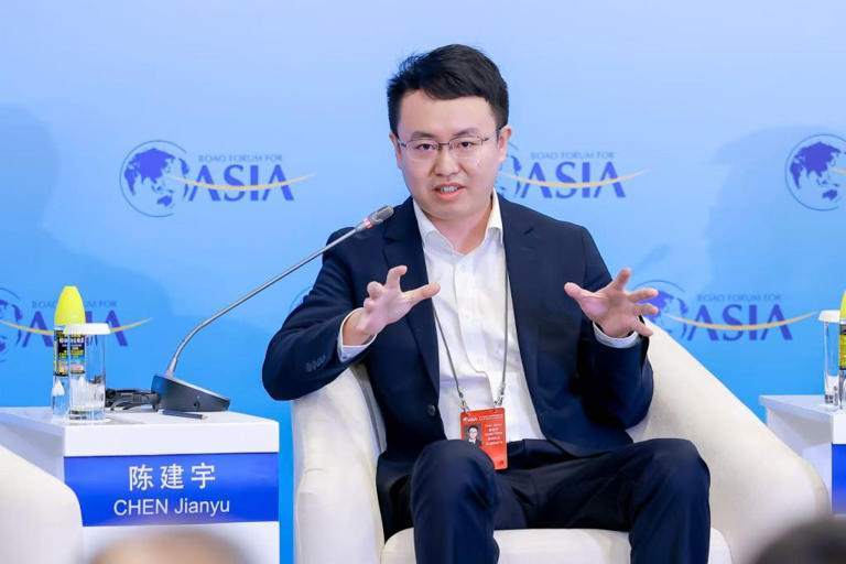 星动纪元创始人陈建宇在博鳌论坛 星动纪元创始人陈建宇在博鳌论坛