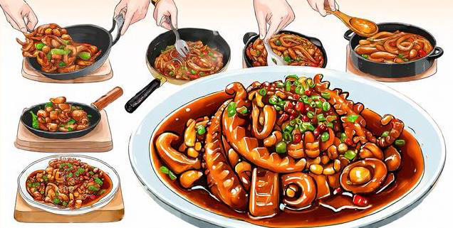 酱炒鱿鱼，鲜嫩又弹牙的海鲜美味，轻松做出让家人惊艳的美餐！