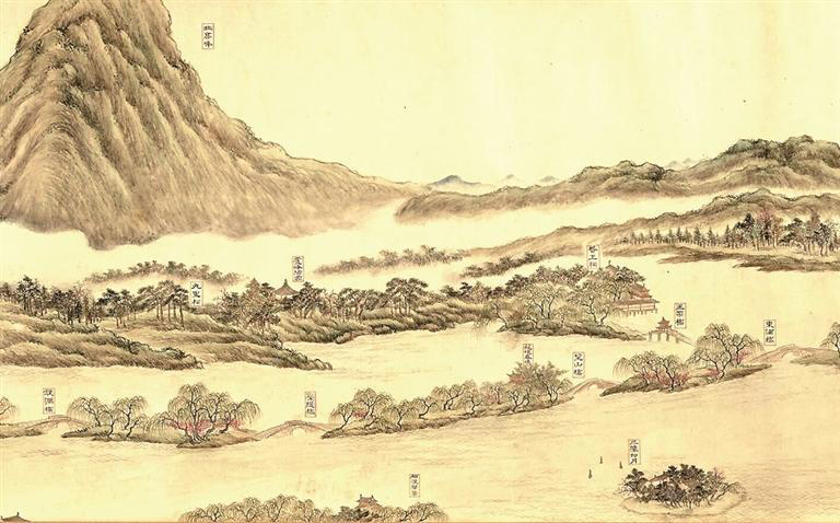 湖山春晓画中游