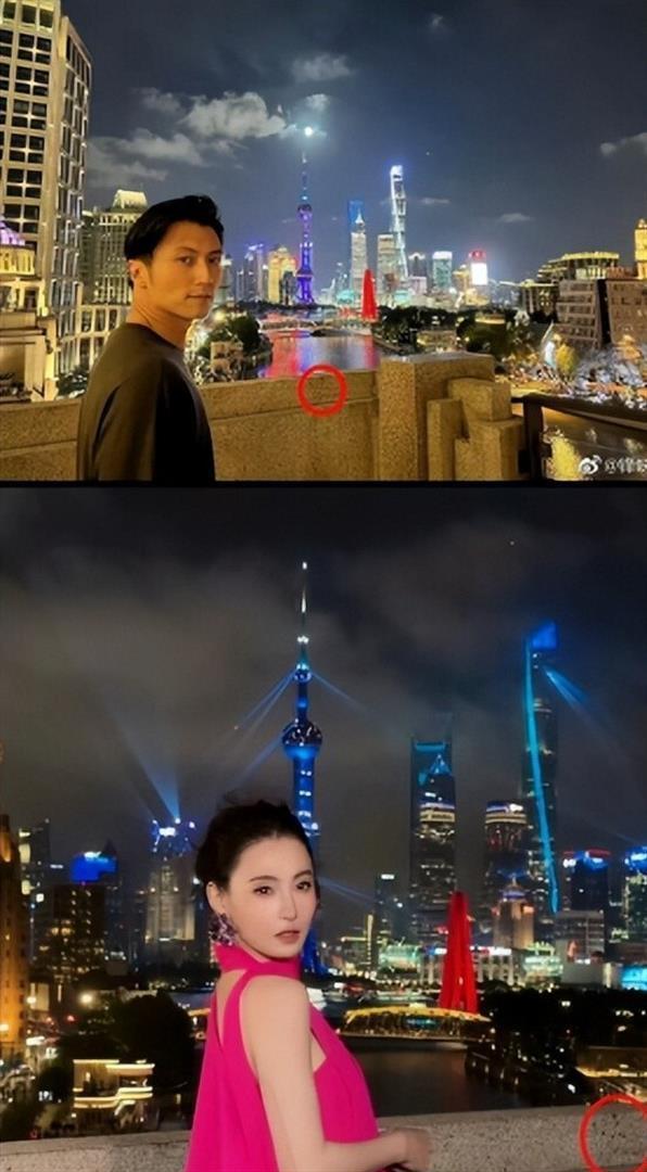 张柏芝谢霆锋疑复合？被扒多个情侣同款，同一酒店拍照，站位一样