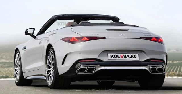 全新奔驰SL级渲染图曝光，入门升级3.0T直列六缸，取消2.0T四缸