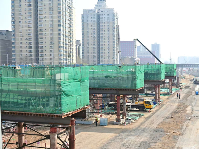 回天地区安立路快速化改造年底主体基本建成