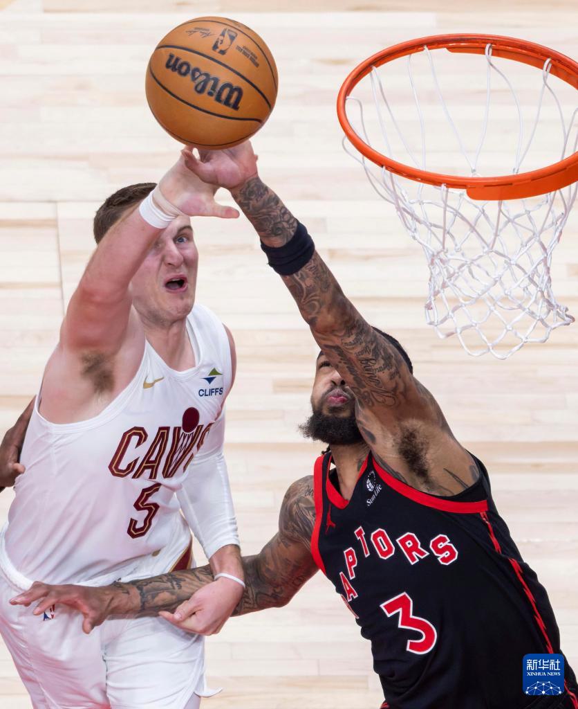 篮球——NBA季后赛：猛龙胜骑士