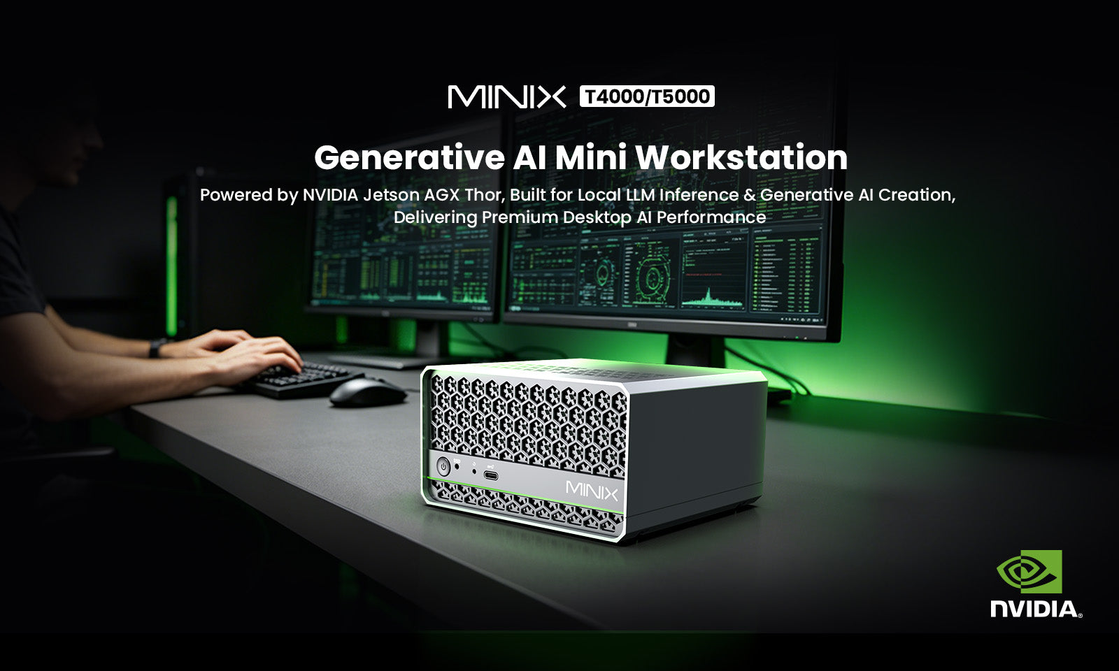 MINIX 发布英伟达 Jetson Thor 平台 GenAI 迷你主机，配双 10GbE