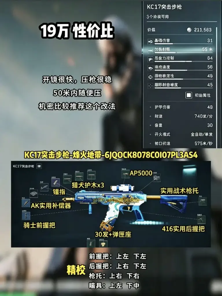 S9新赛季KC17最全改枪攻略