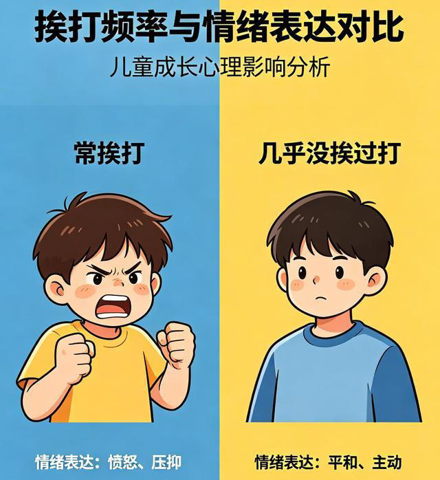 “常挨打”的孩子，和“几乎没挨过打”的孩子，长大后有啥区别?