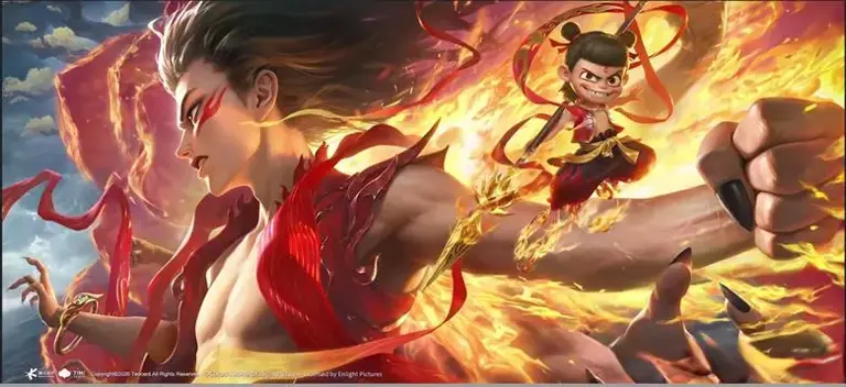 哪吒“魔丸”新皮肤特效官宣! 双形态变身，大招特效自带敖丙，990点券就能入手