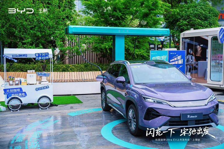 比亚迪宋Ultra EV上海上市：15万级B级SUV优选，售价15.19万起