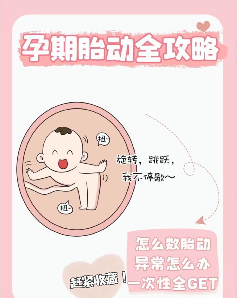 新手妈妈必看! 一分钟了解胎动