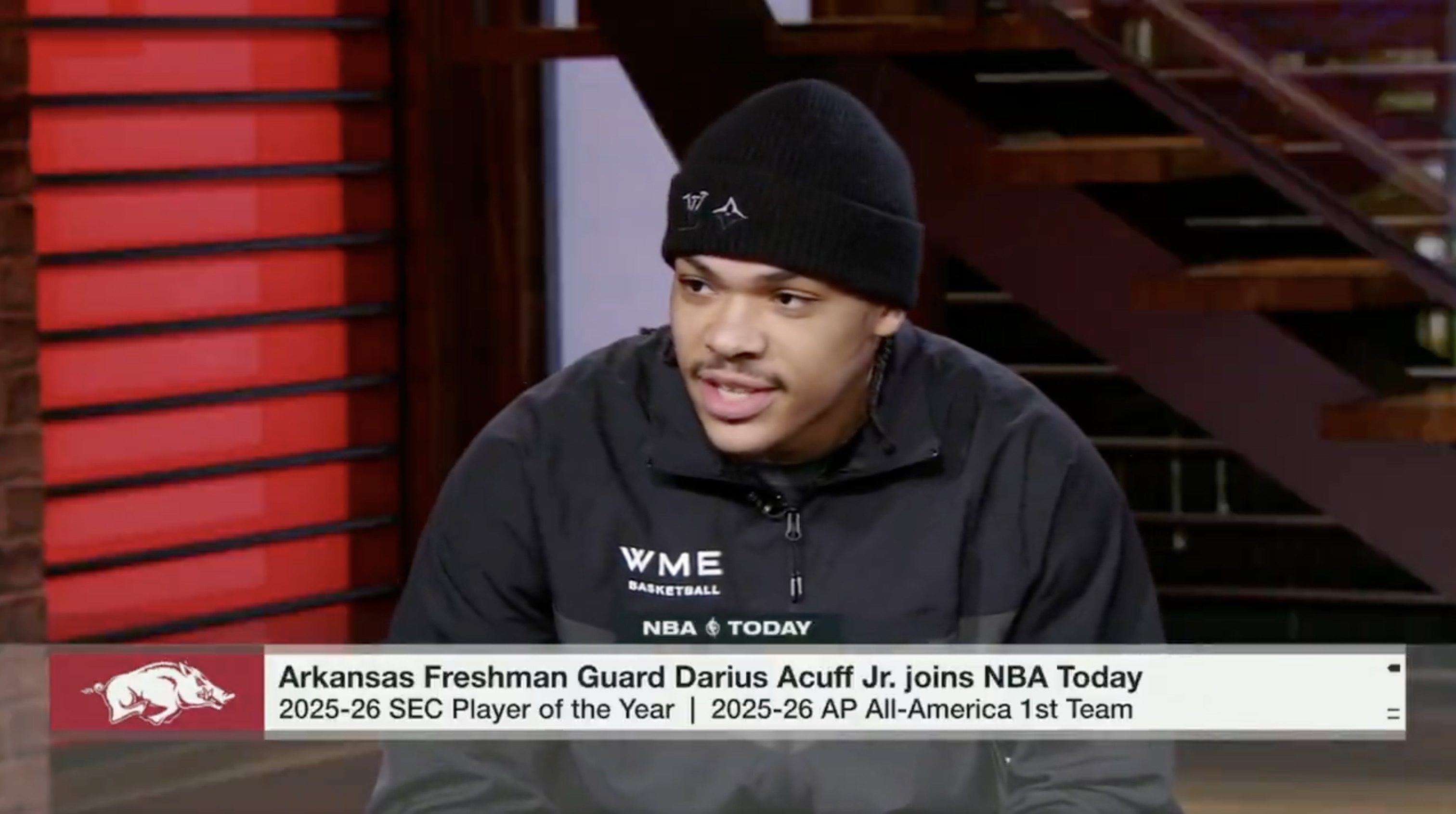 ESPN：小达里厄斯-阿卡夫正式宣布将参加2026年NBA选秀